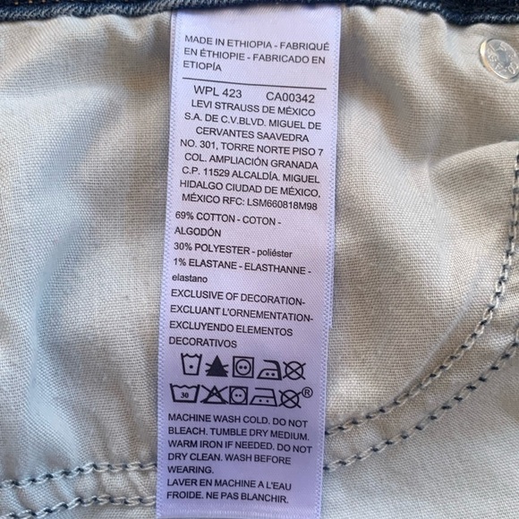 Levi’s Signature Mid Rise Boot Cut Stretch Size 16 - Picture 8 of 9